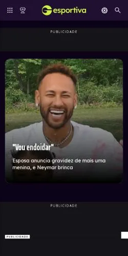 Anteprima del sito Gazeta Esportiva, media di Brasile per articoli sponsorizzati