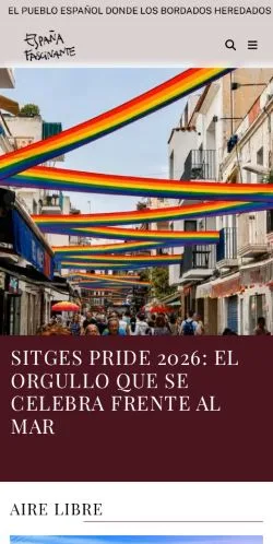 Anteprima del sito España Fascinante, media di Spagna per articoli sponsorizzati