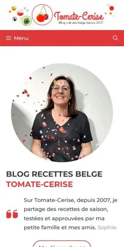 Anteprima del sito Tomate-Cerise Blog Belge, media di Belgio per articoli sponsorizzati
