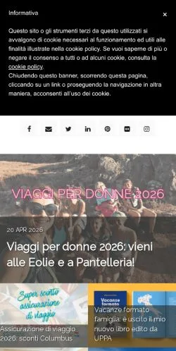 Anteprima del sito Bimbi E Viaggi, media di Italia per articoli sponsorizzati