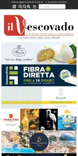 Anteprima del sito Il Vescovado, media di Italia per articoli sponsorizzati