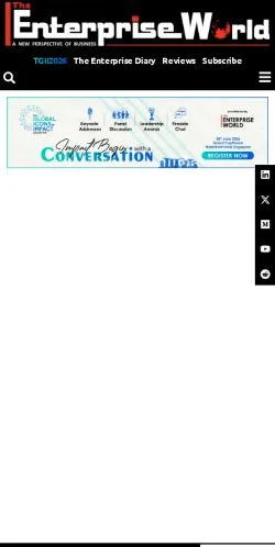 スポンサード記事向けのアメリカ合衆国メディア、The Enterprise Worldのサイトプレビュー