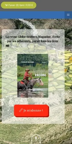 スポンサード記事向けのフランスメディア、Aventure Du Bout Du Mondeのサイトプレビュー
