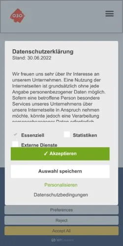 Forhåndsvisning av nettstedet 030, medium fra Tyskland for sponsede artikler