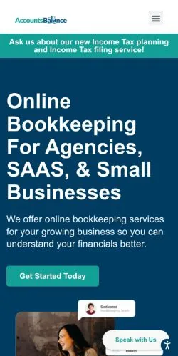 Anteprima del sito AccountsBalance, media di Stati Uniti per articoli sponsorizzati