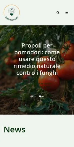 Anteprima del sito Quandosipianta, media di Italia per articoli sponsorizzati