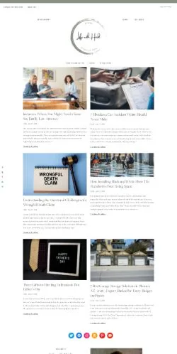 Aperçu du site Life With Heidi, média de États-Unis pour articles sponsorisés