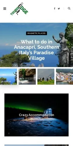 Anteprima del sito Tourism On The Edge, media di Stati Uniti per articoli sponsorizzati