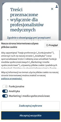 Vista previa del sitio Dentonet, medio de Polonia para artículos patrocinados