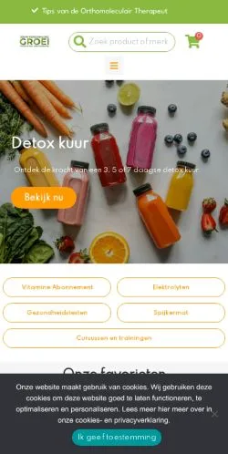 Podgląd witryny Jouw Persoonlijke Groei, medium z kraju Holandia do artykułów sponsorowanych