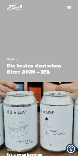 Anteprima del sito Kraftbier0711, media di Germania per articoli sponsorizzati