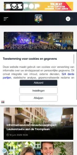 Anteprima del sito Weertdegekste, media di Paesi Bassi per articoli sponsorizzati