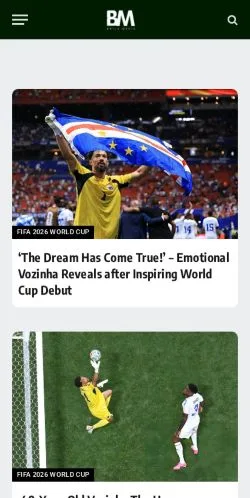 Sponsorlu makaleler için Amerika Birleşik Devletleri medyası Brila Sports News sitesinin önizlemesi