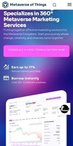 Anteprima del sito Metaverse Of Things, media di Stati Uniti per articoli sponsorizzati