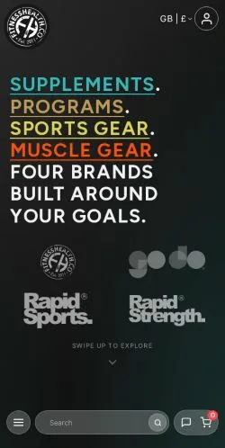 Anteprima del sito Fitness Health, media di Stati Uniti per articoli sponsorizzati