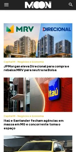 Voorbeeld van de site Moon BH, medium uit Brazilië voor gesponsorde artikelen