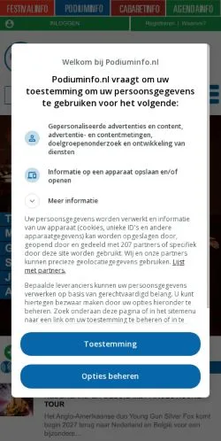 Anteprima del sito Podiuminfo, media di Paesi Bassi per articoli sponsorizzati