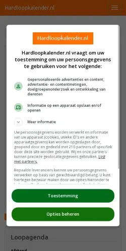 Forhåndsvisning af Hardloopkalender, medie fra Nederlandene til sponsorerede artikler