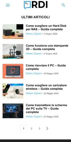 Anteprima del sito Roba Da Informatici, media di Italia per articoli sponsorizzati