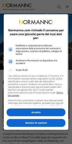 Forhåndsvisning af Normanno, medie fra Italien til sponsorerede artikler