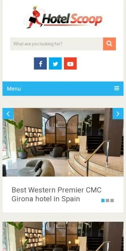 Podgląd witryny Hotel Scoop, medium z kraju Stany Zjednoczone do artykułów sponsorowanych