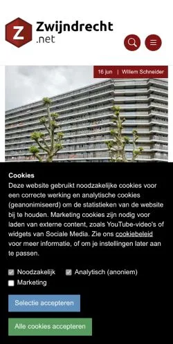 Anteprima del sito Zwijndrecht, media di Paesi Bassi per articoli sponsorizzati