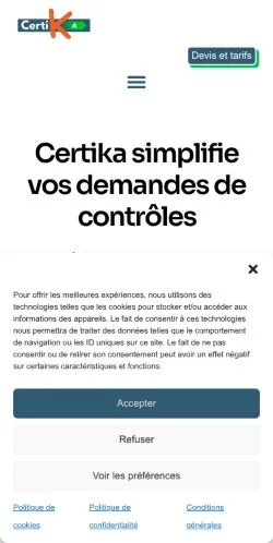 Vorschau der Website Certika, Medium aus Belgien für gesponserte Artikel