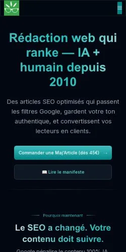 Anteprima del sito Des Geeks Et Des Lettres, media di Francia per articoli sponsorizzati