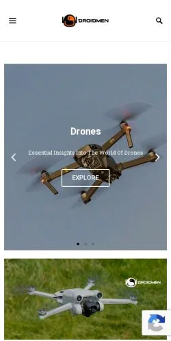 Forhåndsvisning av nettstedet Droidmen, medium fra USA for sponsede artikler