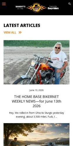スポンサード記事向けのアメリカ合衆国メディア、Bikernetのサイトプレビュー