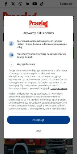 Podgląd witryny Przegląd Piaseczyński, medium z kraju Polska do artykułów sponsorowanych