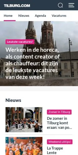 Forhåndsvisning af Tilburg Leven, medie fra Nederlandene til sponsorerede artikler
