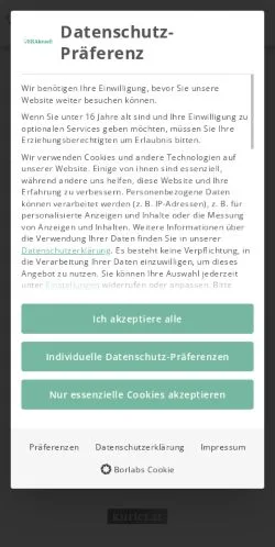 Anteprima del sito EEAktuell, media di Germania per articoli sponsorizzati