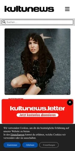 Anteprima del sito Kulturnews, media di Germania per articoli sponsorizzati