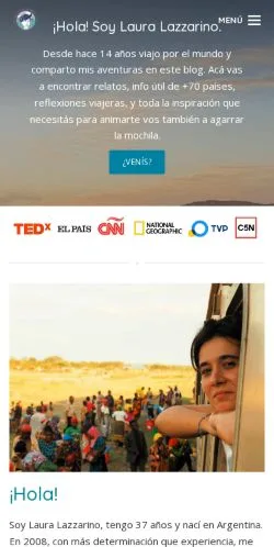 Anteprima del sito Los Viajes de Nena, media di Spagna per articoli sponsorizzati