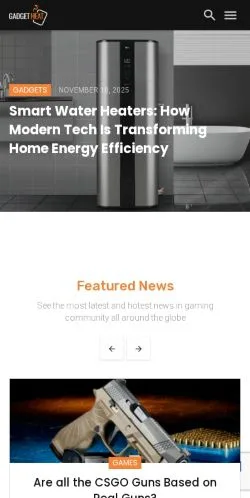 Anteprima del sito Gadget Heat, media di Stati Uniti per articoli sponsorizzati