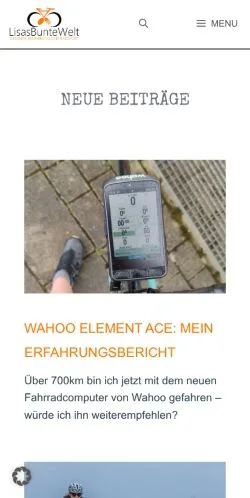 Anteprima del sito LisasBunteWelt, media di Germania per articoli sponsorizzati