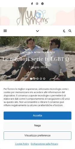 Vorschau der Website WoMomS, Medium aus Italien für gesponserte Artikel