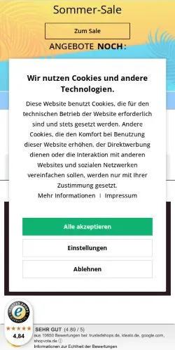 Voorbeeld van de site Softwareindustrie24, medium uit Duitsland voor gesponsorde artikelen