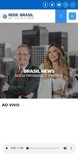 Aperçu du site Rede Brasil, média de Brésil pour articles sponsorisés