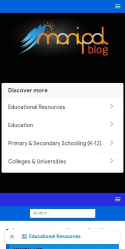 Podgląd witryny ManipalBlog, medium z kraju Stany Zjednoczone do artykułów sponsorowanych