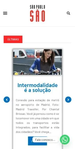 Anteprima del sito São Paulo Lifestyle, media di Brasile per articoli sponsorizzati