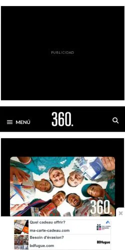 スポンサード記事向けのスペインメディア、Saltillo360のサイトプレビュー
