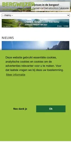 Anteprima del sito Bergen Magazine, media di Paesi Bassi per articoli sponsorizzati