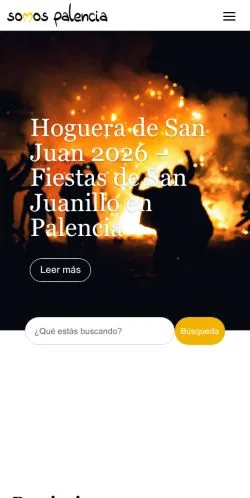 Anteprima del sito Somos Palencia, media di Spagna per articoli sponsorizzati