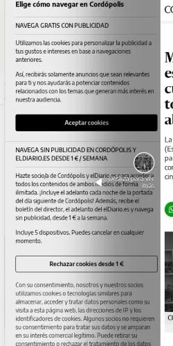 Anteprima del sito Cordópolis, media di Spagna per articoli sponsorizzati