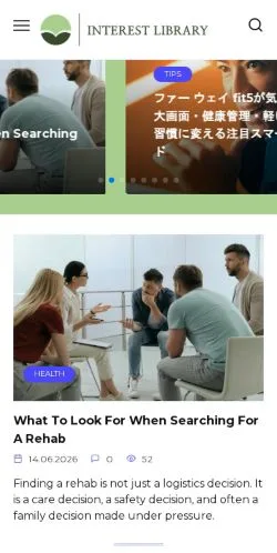 Preview of the Interest Library website, a media outlet in United States for sponsored articles