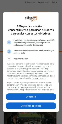 Forhåndsvisning af Efdeportes, medie fra Spanien til sponsorerede artikler