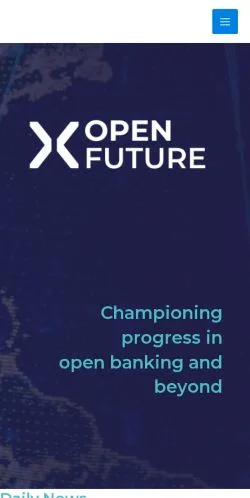 Preview of the Open Future website, listed for sponsored article publication
