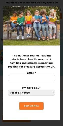 Podgląd witryny LoveReading4Kids, medium z kraju Wielka Brytania do artykułów sponsorowanych
